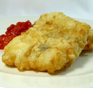 Lomos de bacalao rebozado