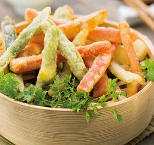 verduras en tempura