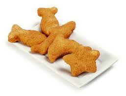 Formas de merluza empanada